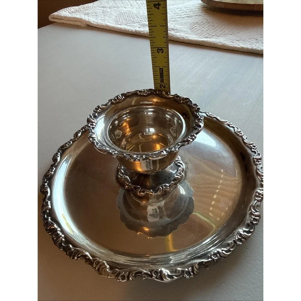 Antique Howard & Co NY 1898 Sterling 925 Bonbon Candy Nut Dish 6.25